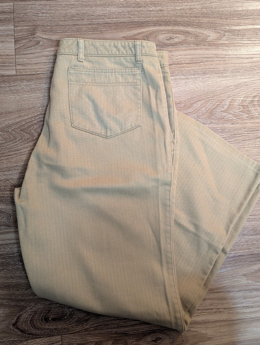 Dior Vintage Men's Light Beige Herringbone Chinos 33